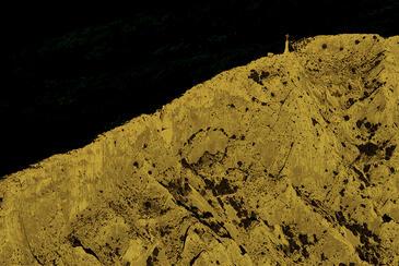 Montagne Sainte Victoire, Aix-en-Provence, France Cypriotype© Etienne Pierart.