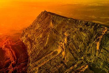 Montagne Sainte Victoire, Aix-en-Provence, France Cypriotype © Etienne Pierart.