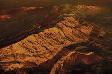 Montagne Sainte Victoire, Aix-en-Provence Cypriotype © Etienne Pierart.