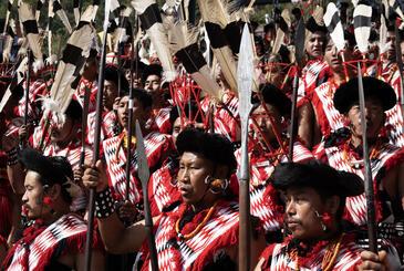 Ancien Guerrier Naga, Nagaland, India © Etienne Pierart